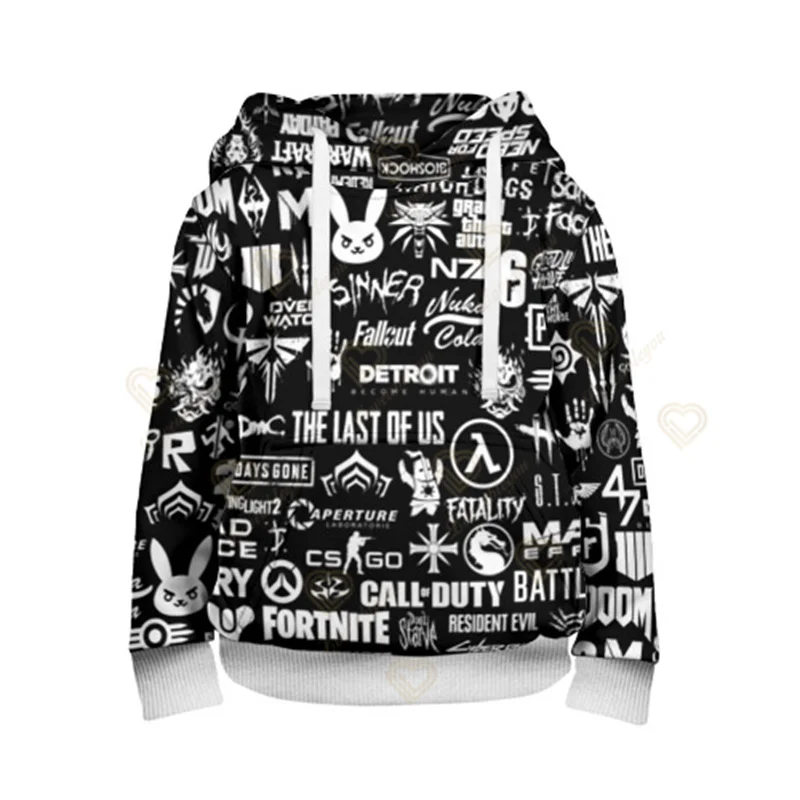 سترة Fortnite للأولاد الرائعة للأبطال التأثيرية بقلنسوة برسوم كارتونية ملابس أطفال لربيع الخريف معطف أطفال بقلنسوة للأطفال #5