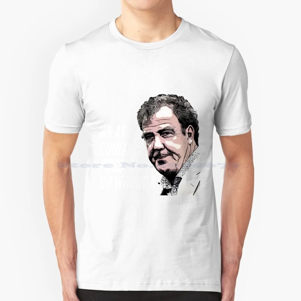 Футболка из 100% хлопка с рисунком Джеймс Мэй Ричард Хэммонд из м/ф «Автомобили»