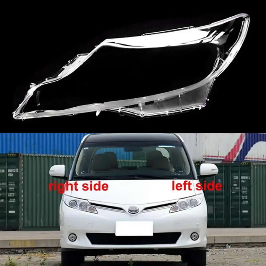 

For Toyota Previa 2009-2015 Headlight Shell Lamp Shade Lens Transparent Headlamp Cover Plexiglass Auto Replacement Parts