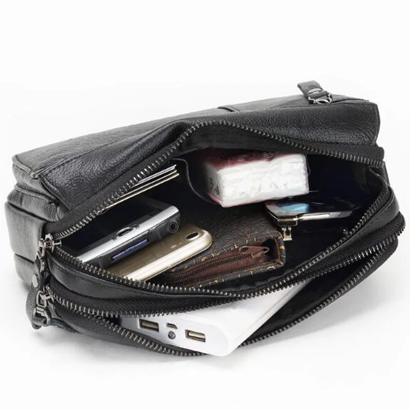 Genuine Leather Men Purse Bag Business Clutch Wallet Real Leather Wrist Money Bags Purse Wallets Bag