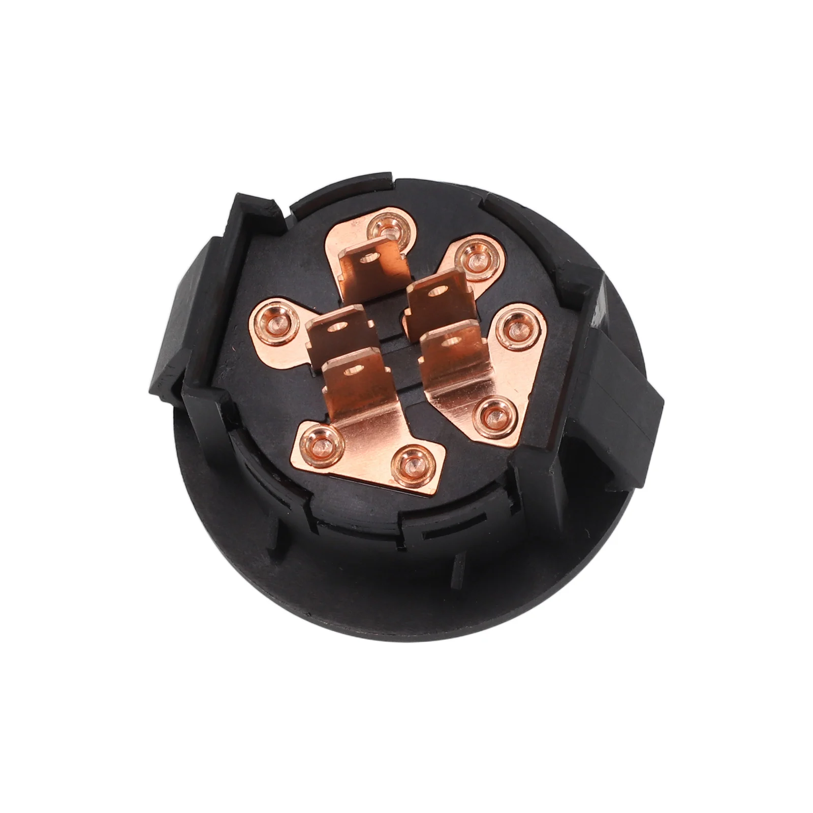 

Узел переключателя зажигания с двумя ключами для тракторов ExMark, предназначенный для замены деталей OEM 1172221 и 1374100.