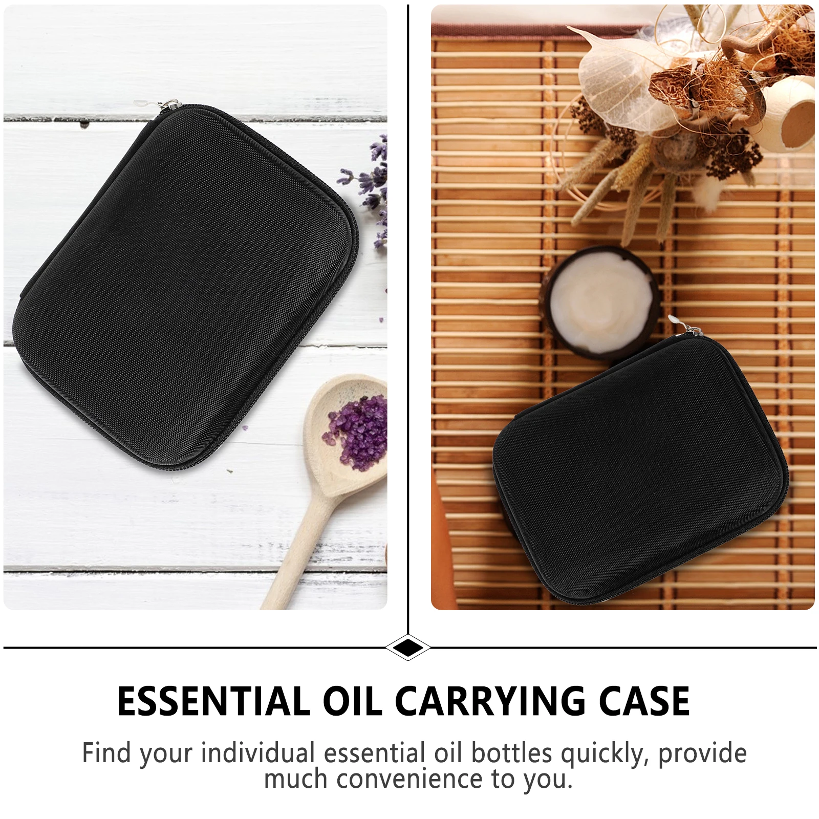 

Essential Oil Storage Box Portable Holder Travel Bag Toiletries Bottles Lightweight Shockproof Waterproof EVA Case Mini Pouch