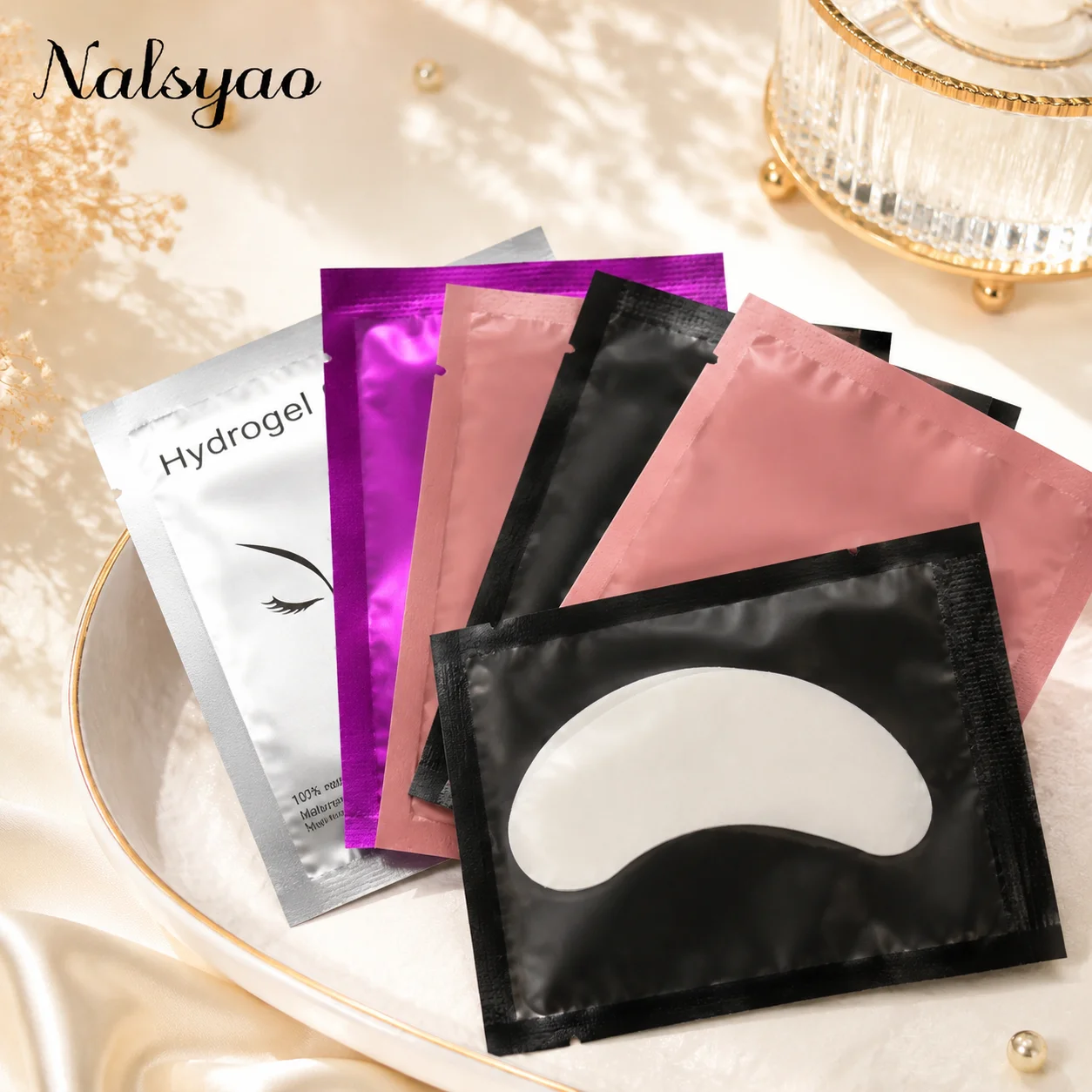 50 Pairs Eyelash Under Eye Patches Eye Pad Isolation Remove Eyelash Extension Makeup Tools Hydrogel Eye Patch Sticker Gasket