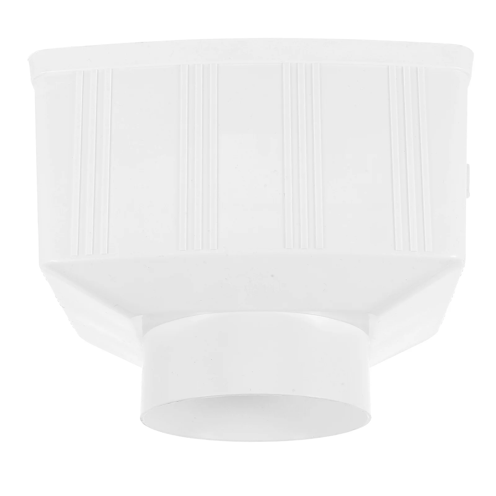 PVC Rectangular Downspout Effective Rainwater Diverter for Villa Roof Drainage Gutter Parts Rainwater Collection System
