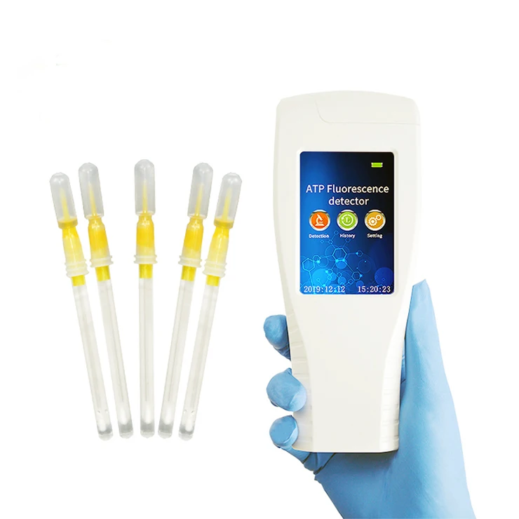 Handheld Rapid Bacteria Detection Instrument ATP Fluorescence Tester ATP Meter