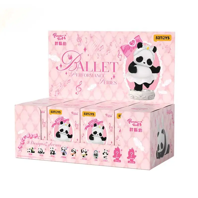 Panda Roll Ballet Stage Play Mysterious Blind Box, Figura Colecionável Bonito, Trendy Desktop Ornamentos, Surprise Box, Holiday Gift