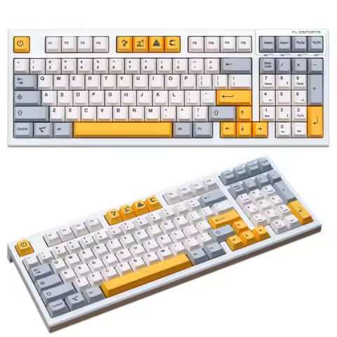 Heavy Industry Theme 142 Keys English Korean Cherry Profile PBT Dye Sublimation Custom Keycap for MX Mechanical Keyboard