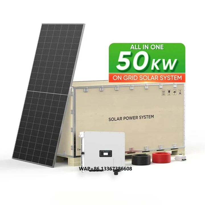 Deye Longi Jinko on Grid Complete Solar System 50kW Solar Power Free Shipping 50KW Wholesale PV Kit