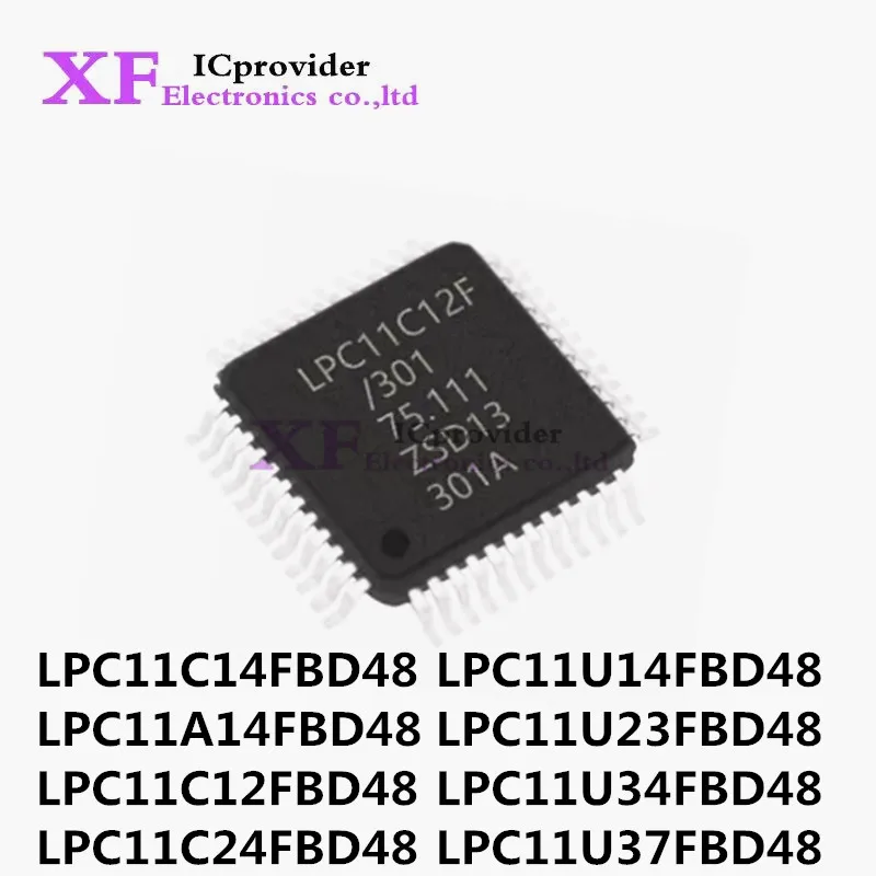 5Pcs LPC11C14FBD48 LPC11A14FBD48 LPC11C12FBD48 LPC11C24FBD48 LPC11U14FBD48 LPC11U23FBD48 LPC11U34FBD48 LPC11U37FBD48