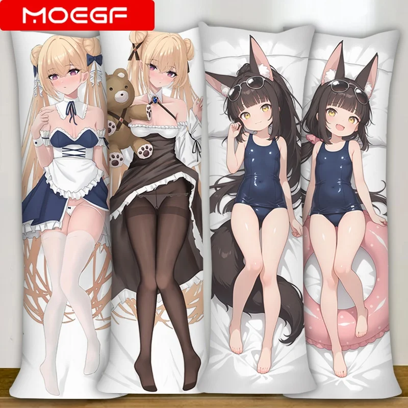

Аниме обнимающая наволочка Azur Lane HMS Royal Oak Nagato META Dakimakura Waifu мягкая наволочка для тела 2-сторонний трико 160x50 см