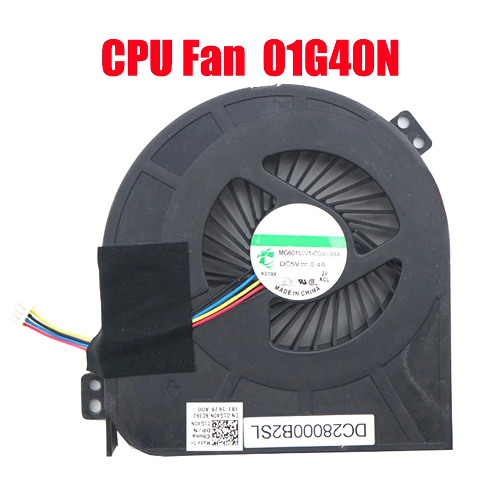 Ventilateur d'ordinateur portable pour DELL pour Precision M4700 01G40N 1G40N 0CMH49 CMH49 MG60150V1-C030-S9A MG60120V1-C170-S9A DC5V 0.4A Nouveau