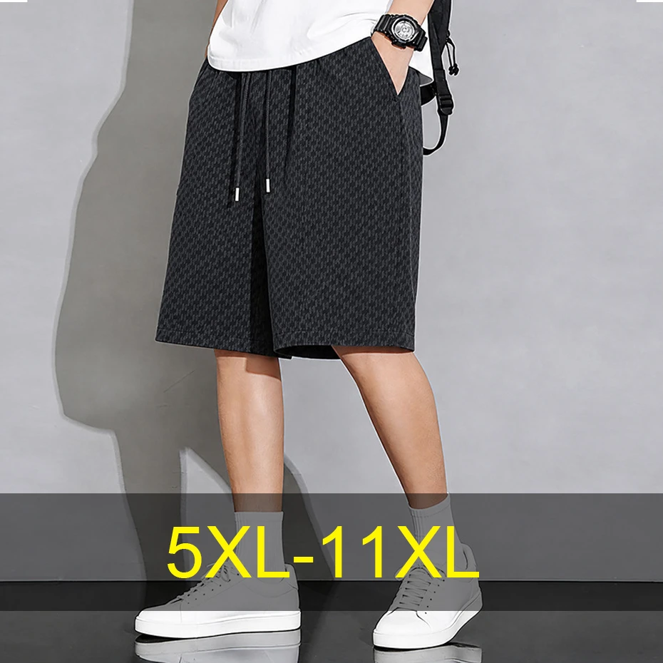 Summer Breathable Quick-drying Shorts Men 11XL 10XL Plus Size Shorts Male Summer Short Pants Big Size 10XL