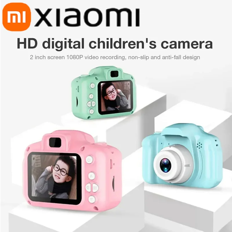 X2 Children Camera Digital Vintage Camera Educational Toys Kids Projection Video Mini Camera Outdoor Photography Toy Gifts