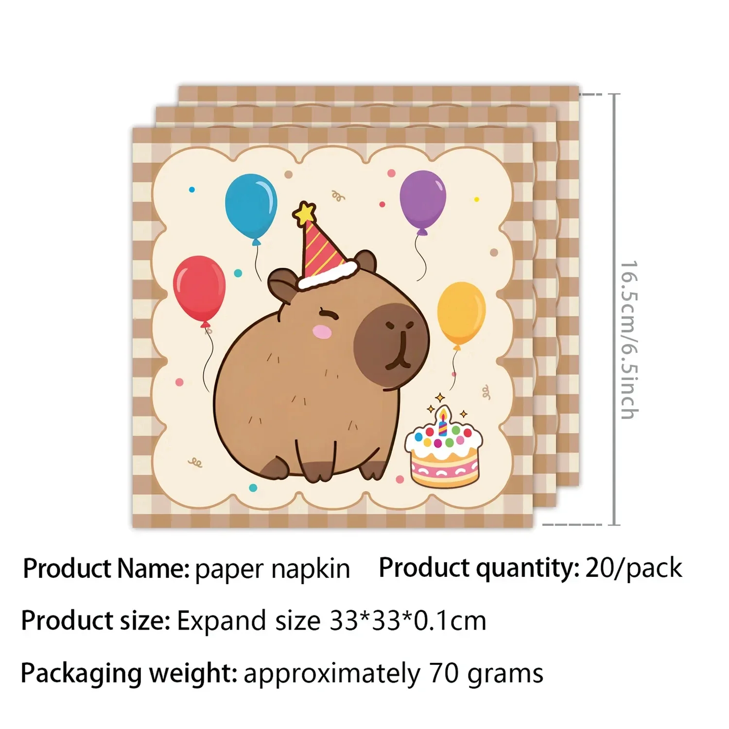 Nieuwe Leuke Capybara Verjaardagsfeestje Decoraties Kapibala Ballonnen Servies Set Papieren Borden Kopjes Banner voor Baby Douche Kids Geschenken