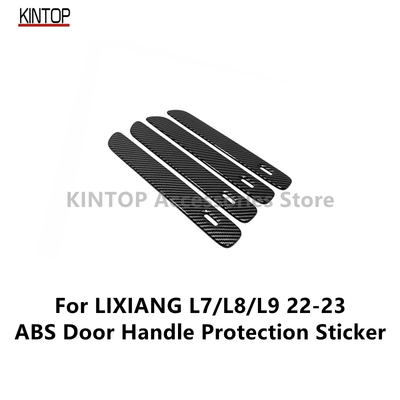 For LIXIANG L7/L8/L9 22-23 ABS Door Handle Protection Sticker Decorative Modification Accessories Refit