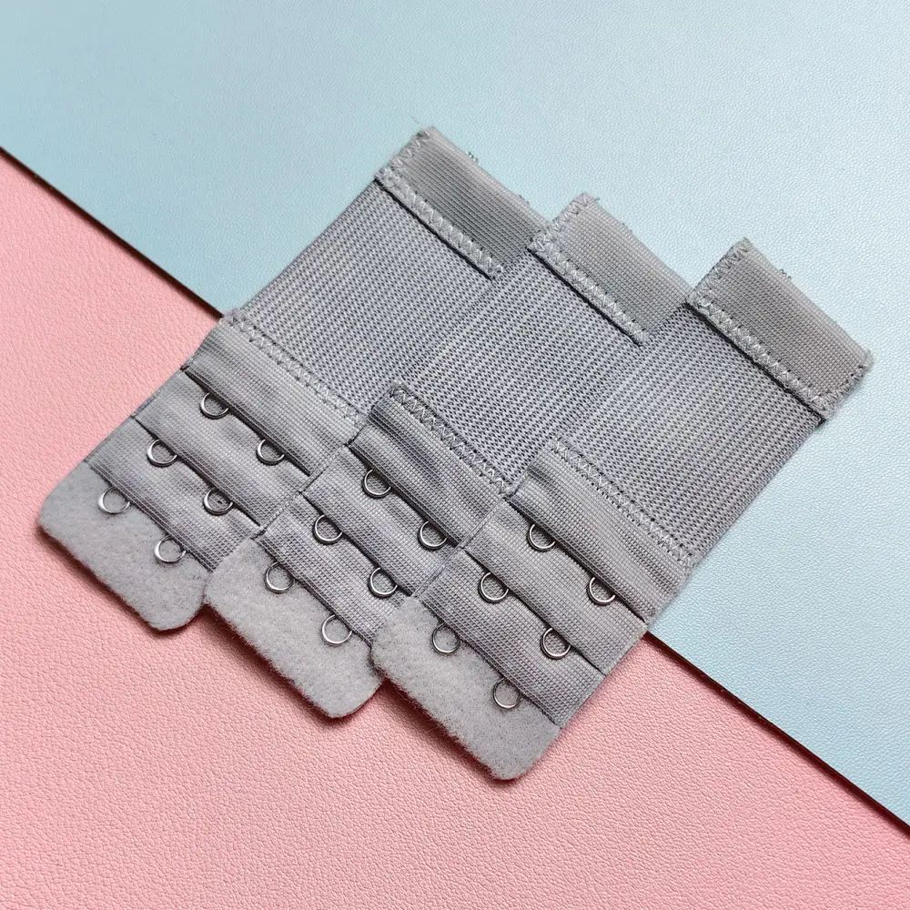 Bra Extension Clip 2 Hook Elastic Strap Adjustable Underwear Connector Comfort Lingerie Accessory Back Fastener Tool