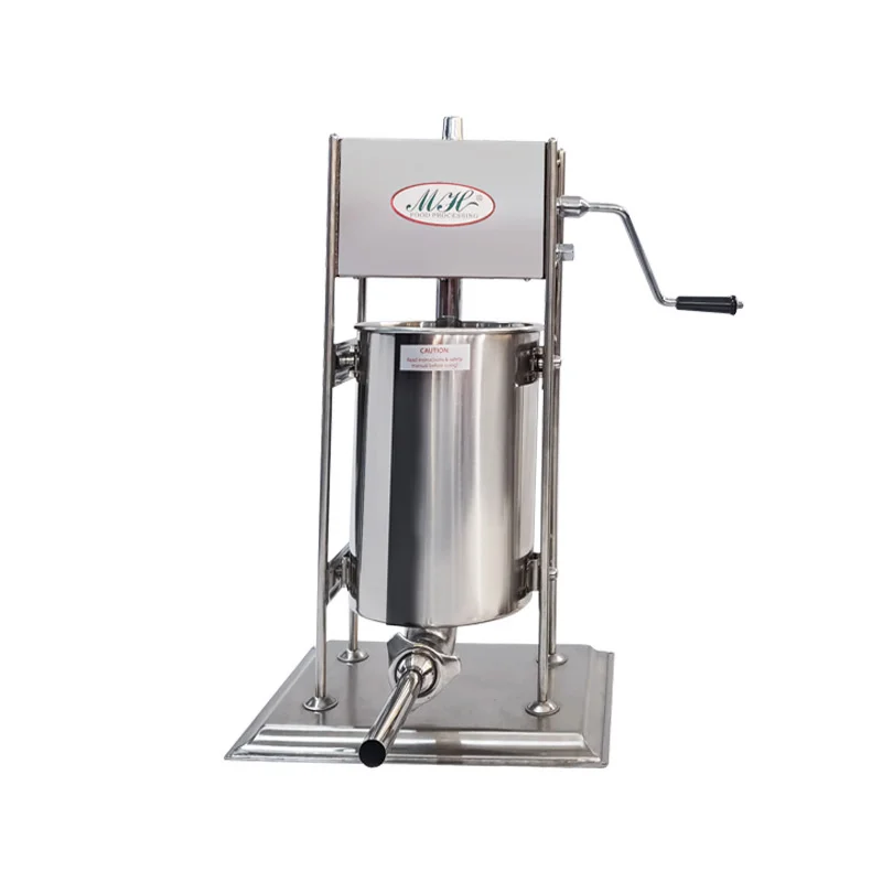 10L 15L Manual Sausage Stuffer Stainless Steel Sausage Maker Commercial Home Sausage Filling Machine  Sausage Filler Meat Tool