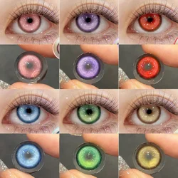 JeweLens Cosplay Myopia Color Contact Lenses Anime Pupil 6months 1pair Halloween Cute Eye Lenses