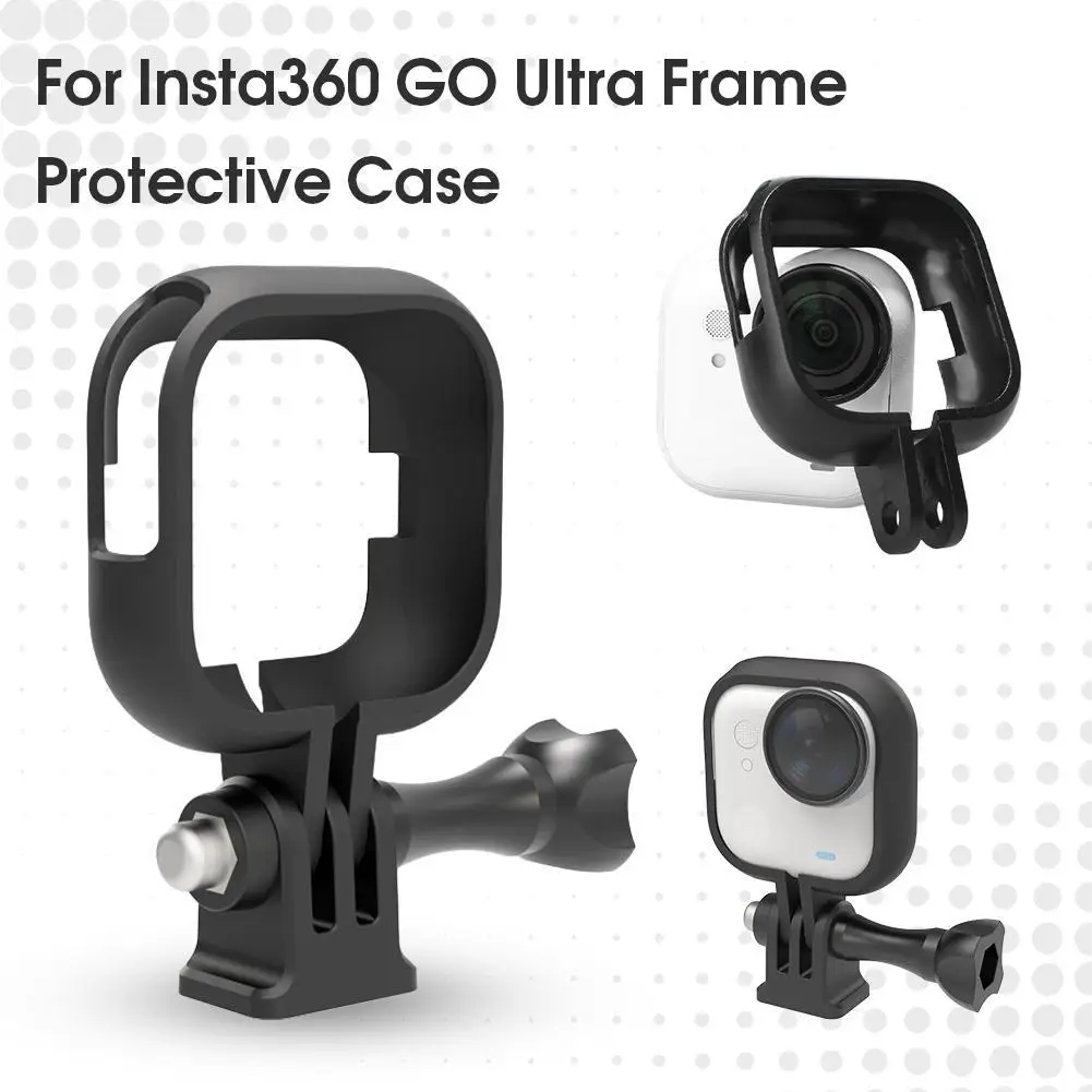 

Protective Housing Frame Shell Case For For Insta360 GO Ultra Action Camera Accessories With Quick Pull Movable Socket And Screw