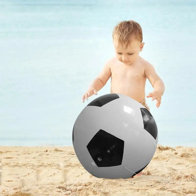 Opblaasbare Voetbal Strandbal Nieuwigheid En Buitensporten Strandballen Grappig Groot Opblazen Bal Speelgoed Zomerspel Op Strand En Zwembad