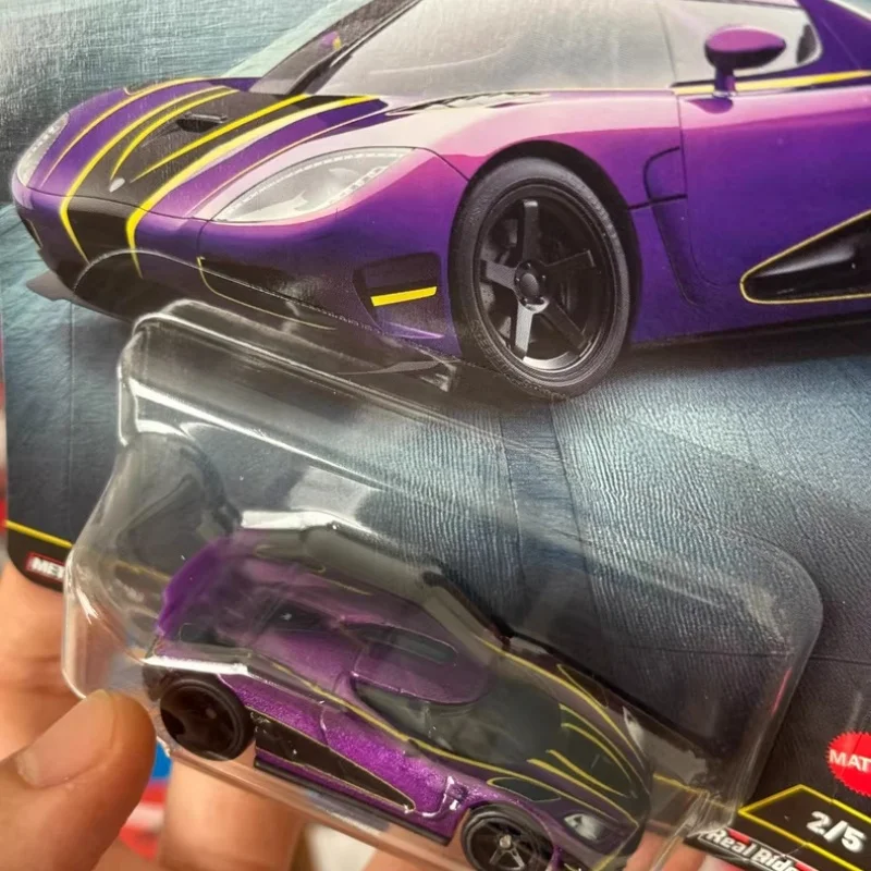 عجلات ساخنة أصلية مميزة لثقافة السيارة Koenigsegg Agera R أيقونات خالدة # 2 ألعاب سيارات معدنية قابلة للجمع 1/64 دييكاست