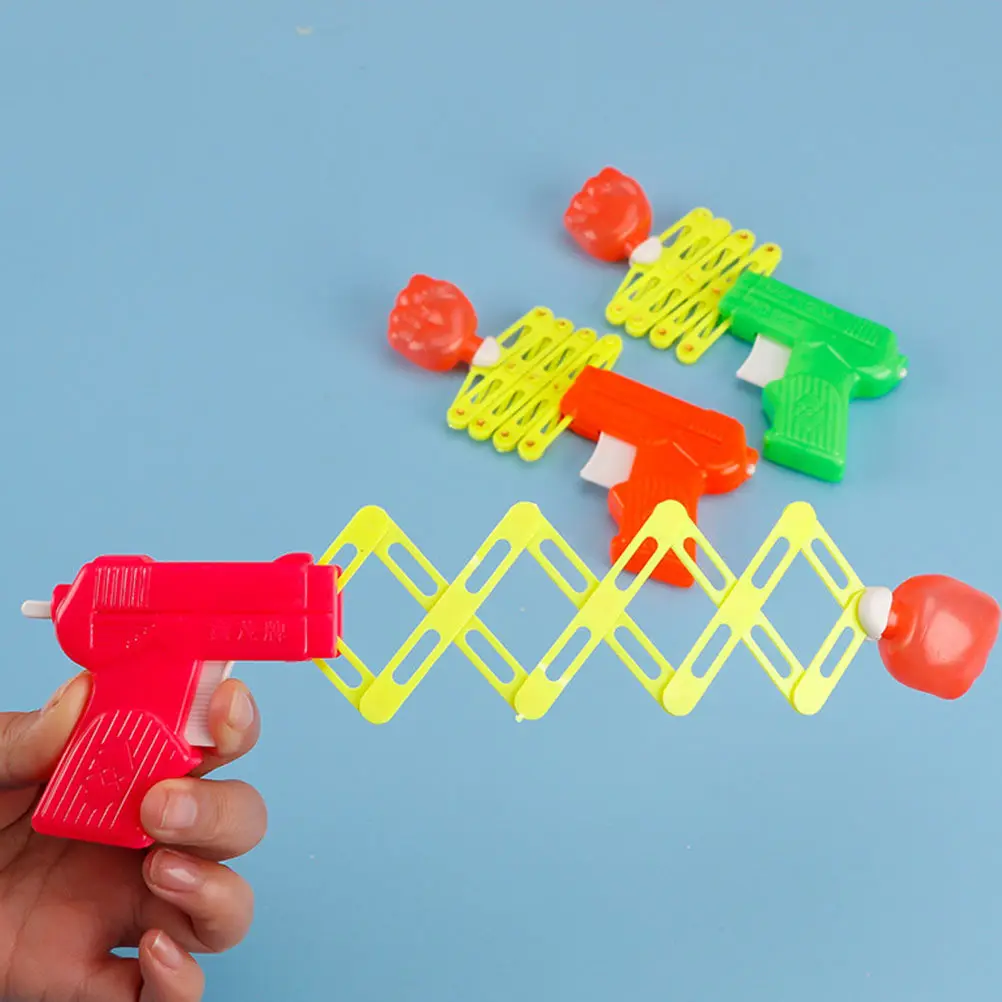 

6Pcs Retractable Fist Spring Creative Cool Design Party Favor Kids Gift Elastic Fun Durable Retractable Fist