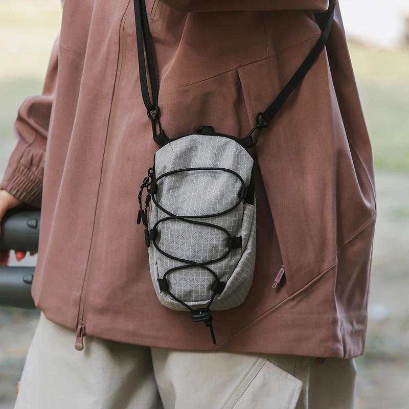 

2026 Geometric Pattern Tactical Crossbody Bag Lightweight Nylon Sling Bags Casual Outdoor Chest Bag Trendy Mini Shoulder Bag