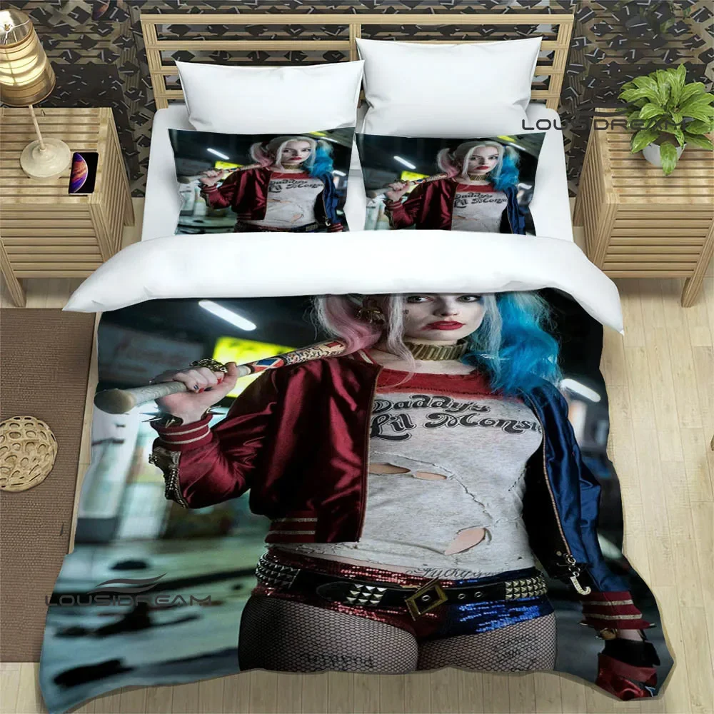 3D Fashion H-Harley-Q-Quinns printed Bedding Sets exquisite bed supplies set duvet cover bed comforter set bedding birthday gift