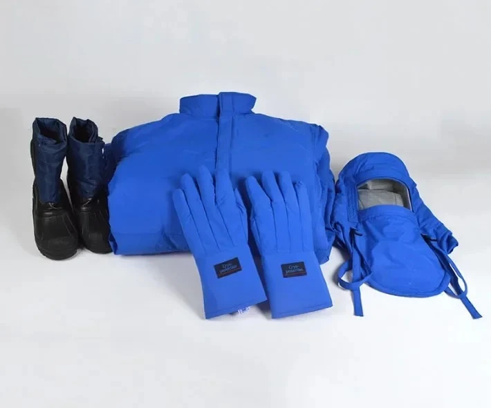 مريلة أمان لدرجة الحرارة المنخفضة، أحذية قفازات مقاومة للماء وجيدة التهوية