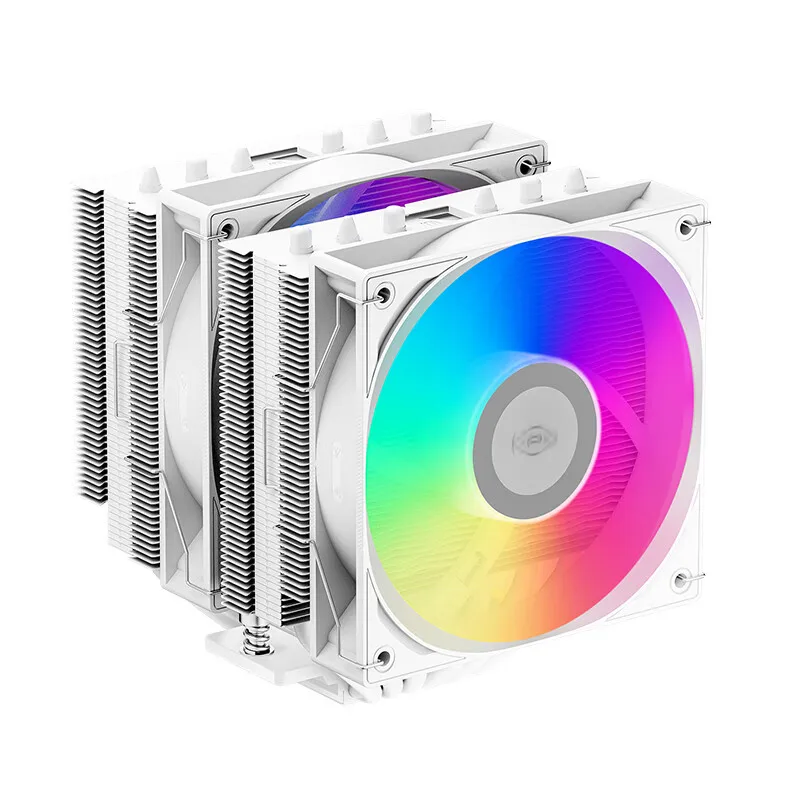 pccooler cpu cooler dispositivo di raffreddamento dell'aria 6 tubi di calore ARGB 2 ventole da 120 mm PWM 4 pin LGA1700 1200 1151 AM5 AM4 EX90 RT620