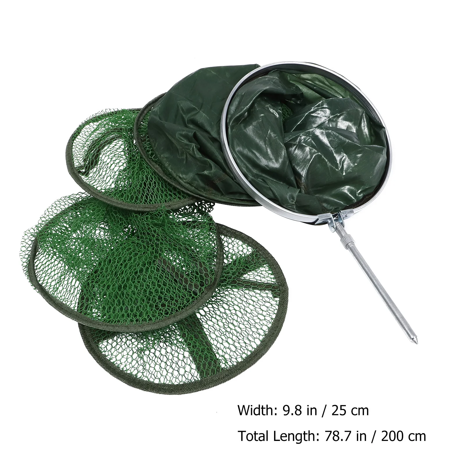 1 قطعة قفص شبكة السمك المستديرة القابلة للطي للأسماك الصغيرة قسط الصيد الحرس مع قدرة قوية ، شبكة الصيد المحمولة لنهر البركة #4