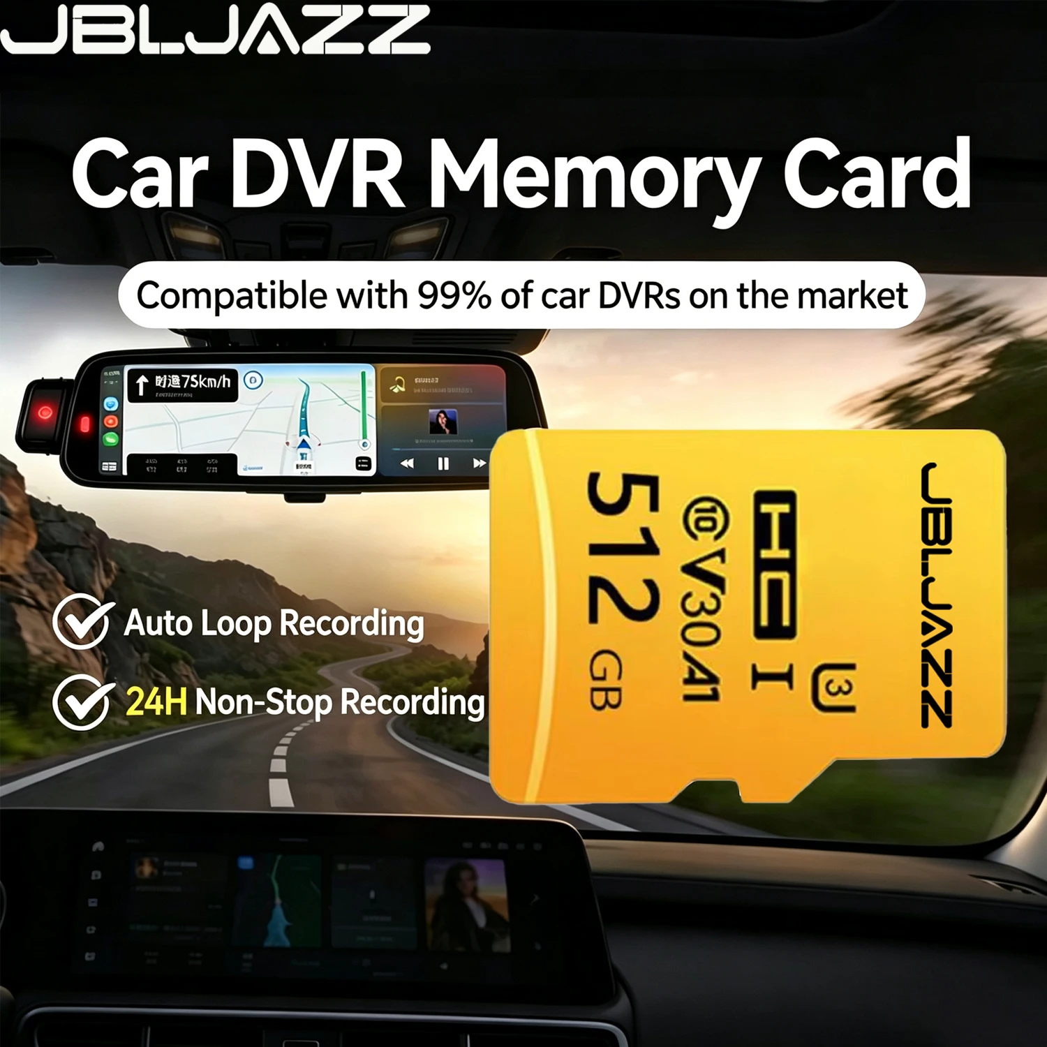 

High Speed Memory Card 128GB 256GB 512GB Class10 U3 V30 Up to 100MB/s for Camera Drone Driving Recorder Waterproof Micro SD Card