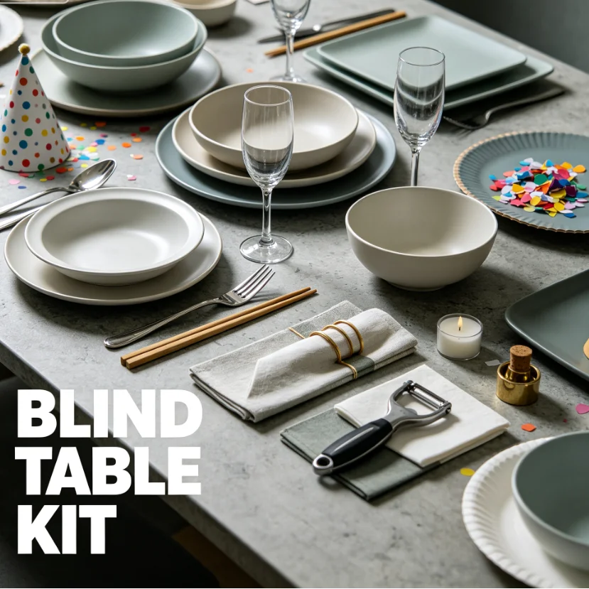 Random Elegant Household Dining Blind Box, Surprise Unrevealed Table Decor Pieces, Perfect to enrich your collection of home table ornaments