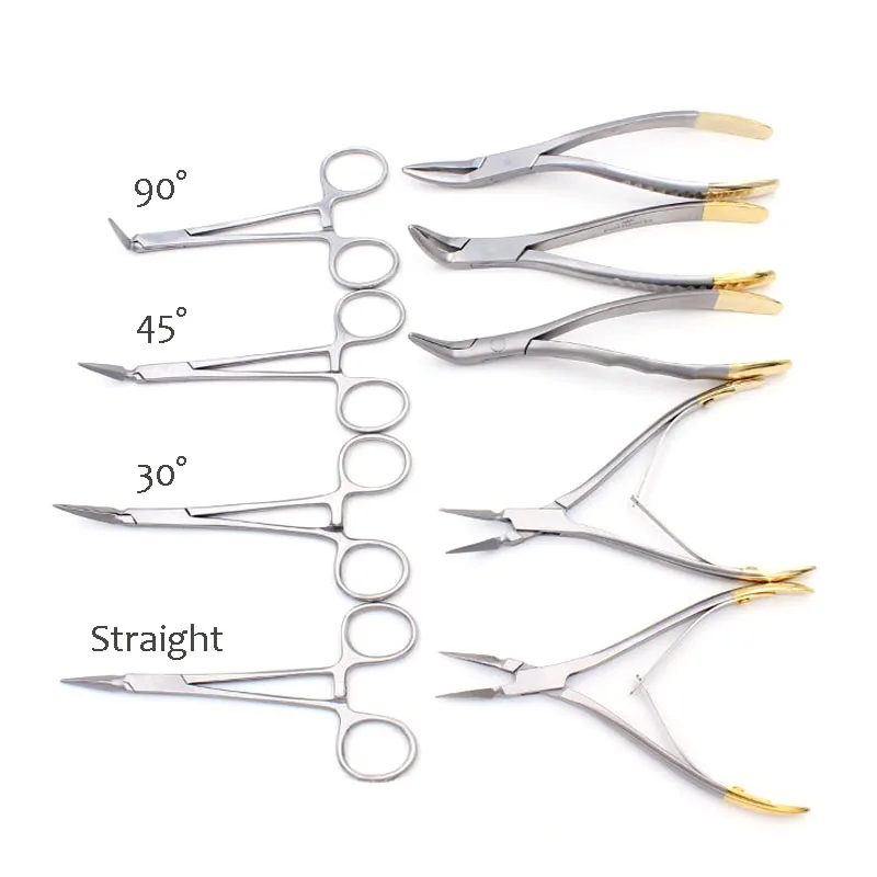 Dental residual root tweezers forceps tooth pliers, Root fragment minimally invasive tooth extraction forcep dental instrument