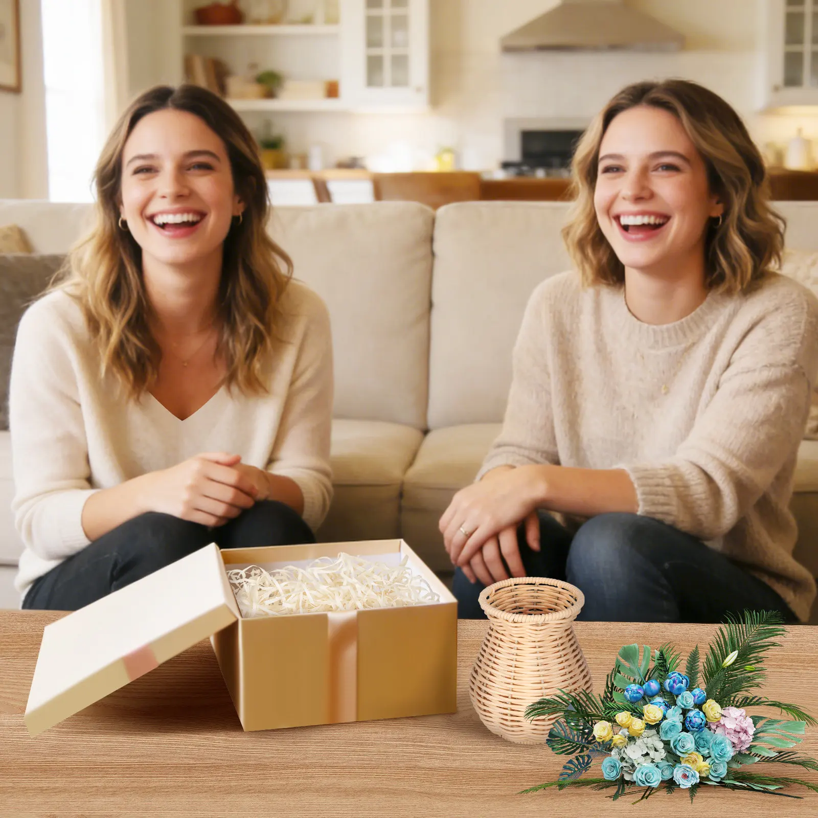 

Декоративная плетеная ваза для цветов в деревенском стиле, имитация ротанга, пластиковая ваза для дома, офиса, балкона, для цветочных композиций, комнатное украшение