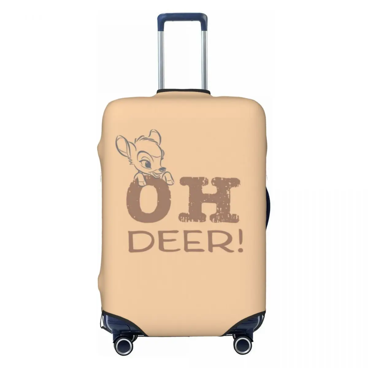

Защитный чехол для чемодана с мультяшным персонажем Бэмби, забавный чехол для путешествий, защитный чехол для чемоданов 18-32 дюймов