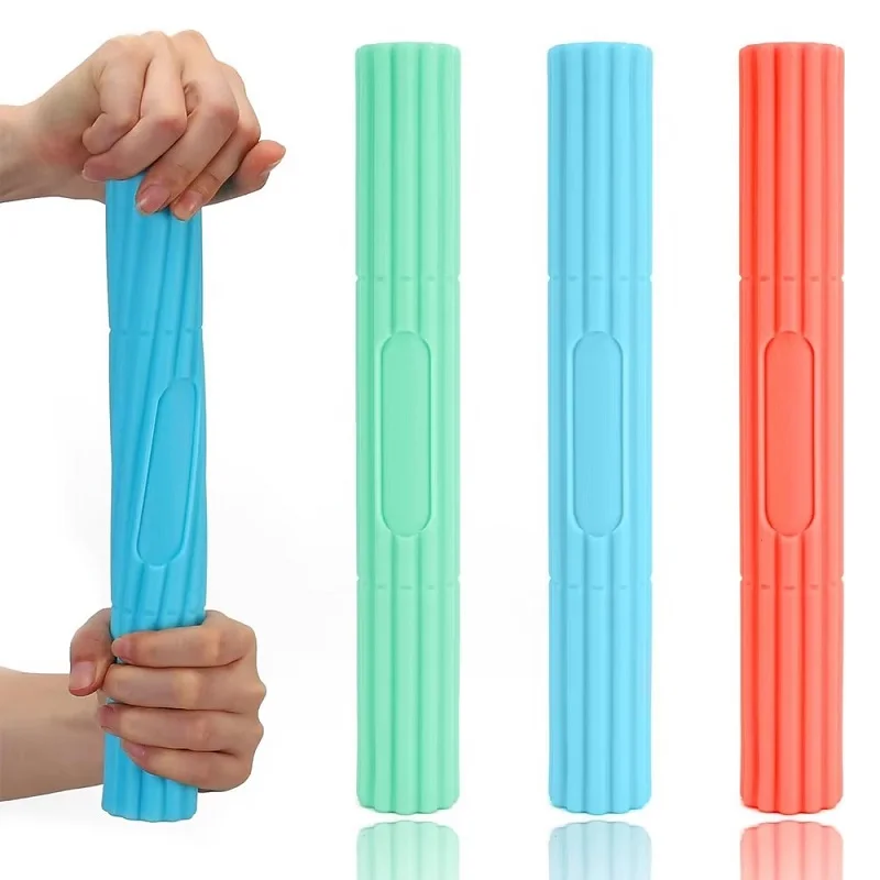 Physical Therapy Twist Bar Hand Grip Strength Trainer Weighted Exerciser for Injury Recovery Tennis Elbow Golfers Elbow