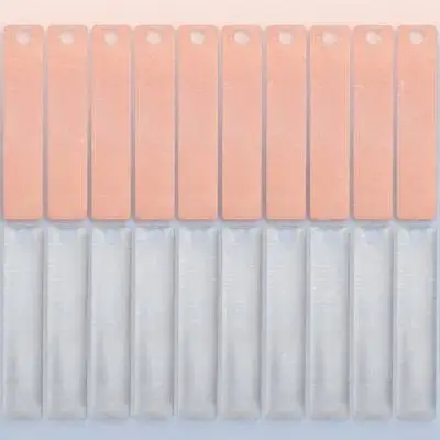 

Copper Zinc Electrode Sheet Strip for Experiment Strips Flakes Eletrode Anode and