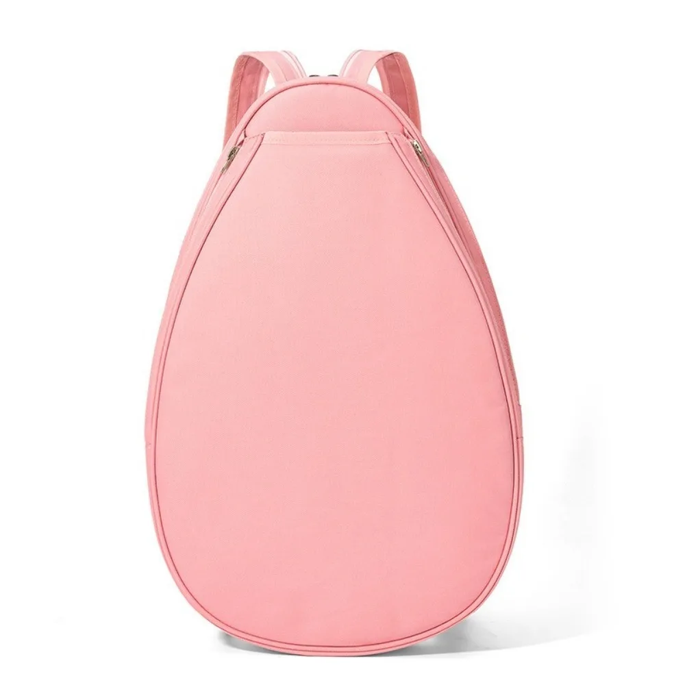 

Portable Large Capacity Tennis Backpack Lightweight Zipper Closure Pickleball Backpack Solid Color Waterproof Racquet Bag Sports