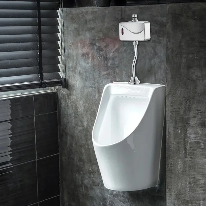 Intelligent Sensor Urinal Flush Valve Automatic Exposed Type Water Saving Bathroom Fixture