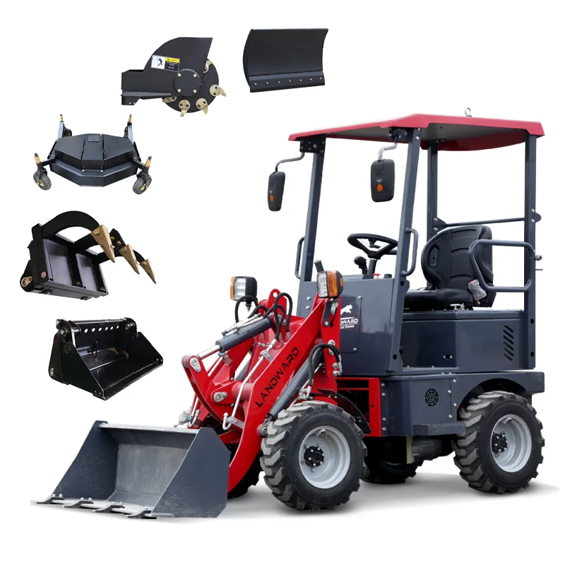 EPA Euro 5 China 4×4 Wheel HDC Loader Factory Customized For Sale New Energy High Endurance Battery Electric Loader Wholesale