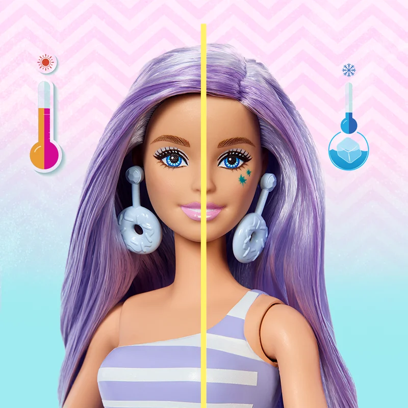 Echte Barbie Pet Milk Cap Surprise Doll Set met schattig romig huisdier en stijlvolle outfits voor meisjes Unboxing Rollenspel Cadeauspeelgoed