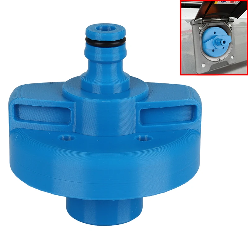 Simple Connector For Camper Water Tank Durable Plastic RV Water Tank Filler Adapter Lightweight And Leak-Proof Design Easy Use