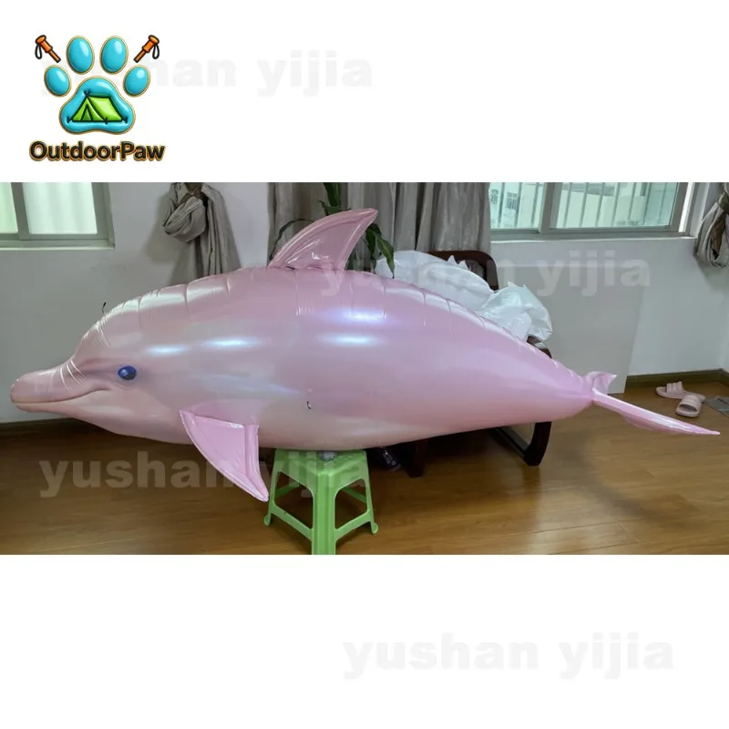 High quality toy dolphin inflatable fish model giant inflatable flying fish