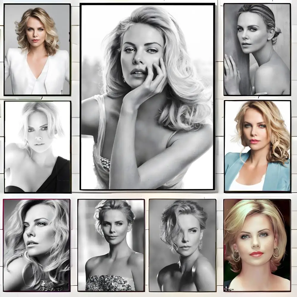 Stunning Actress Charlize Theron Poster Wall Art Print Decorative Mural Home Decor Gift Unframed