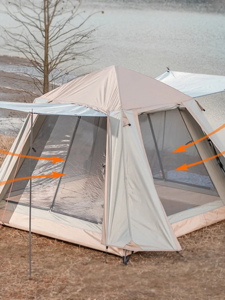 Tent Camping Automatic Outdoor Mountaineering Anti Mosquito Park Beach Outing Picnic Rainproof