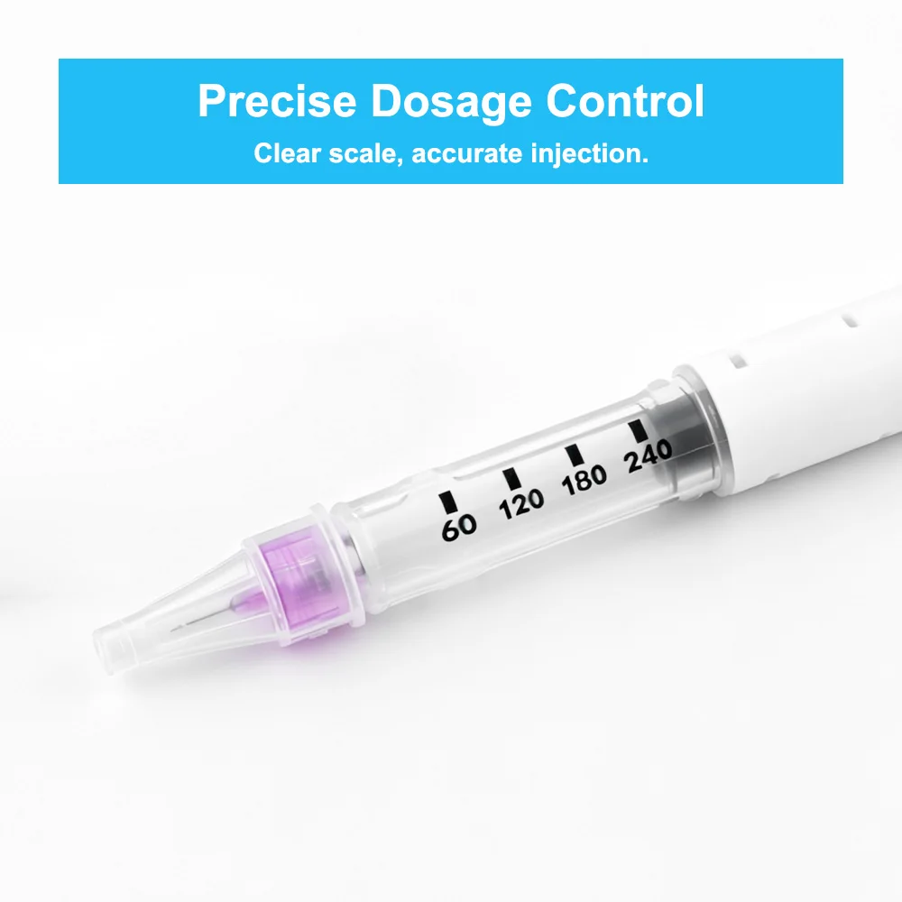 Universal Disposable Magic Injection Pen 5-10PCS Multiple Colors Available Accurate 60IU Dose Control Ergonomic Handle Function view 4