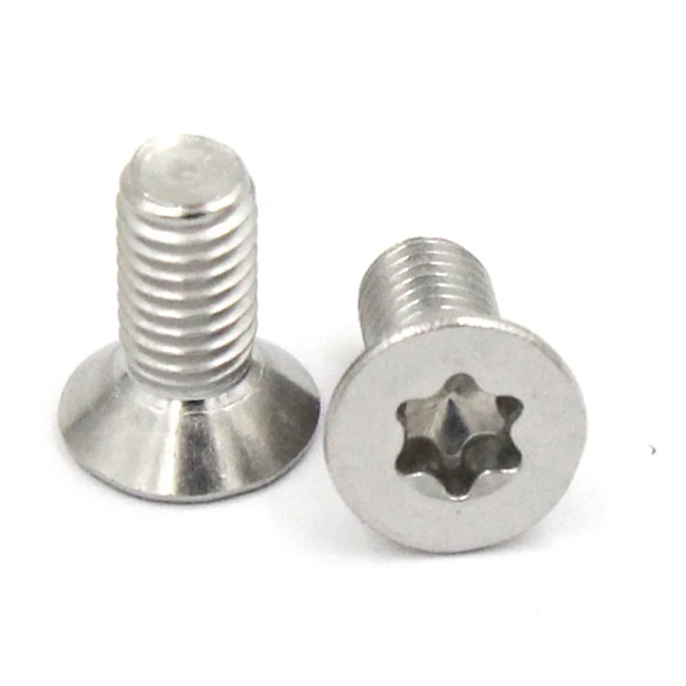 ( Sus304 M1.6,m2,m2.5,m3,m4 ,m5,m6 Stainless Steel Flat Torx Machine Security Screw