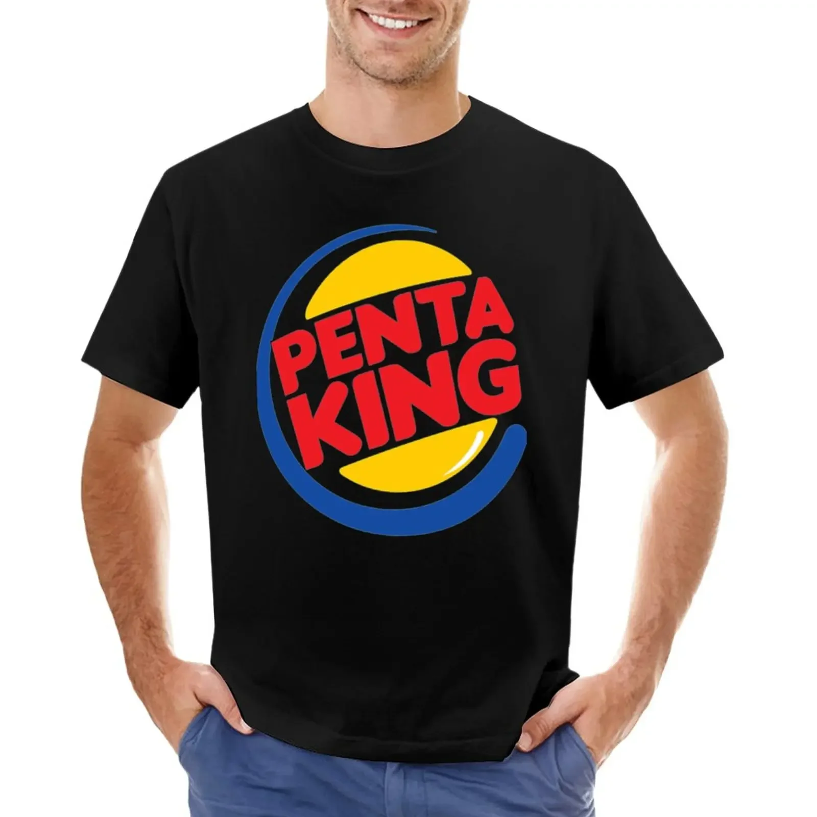 PENTA KING T-Shirt customizeds anime anime clothes black t-shirts for men