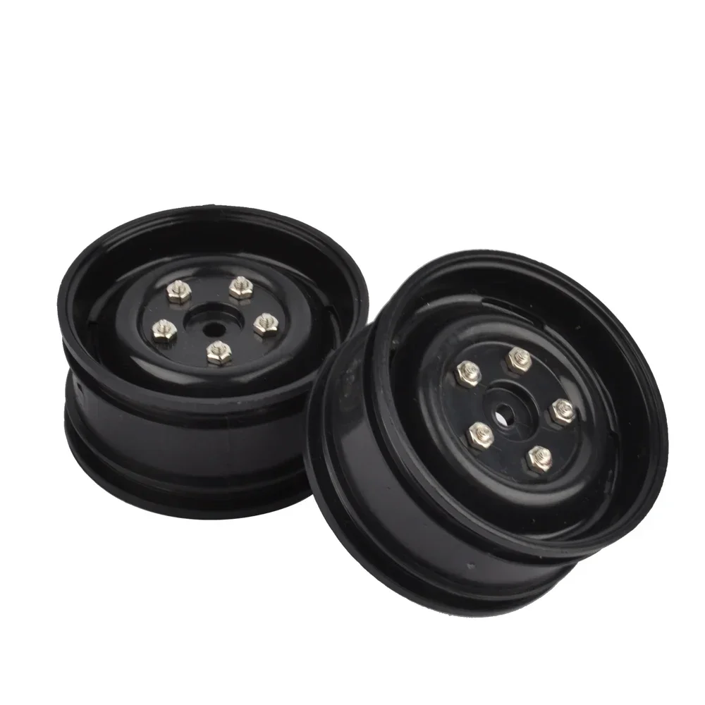 4PCS 1.9\'\' Plastic Wheel Rims for Axial SCX10 Tamiya CC01 D90 PAJERO Trxs TRX4 1:10 RC Rock Crawler